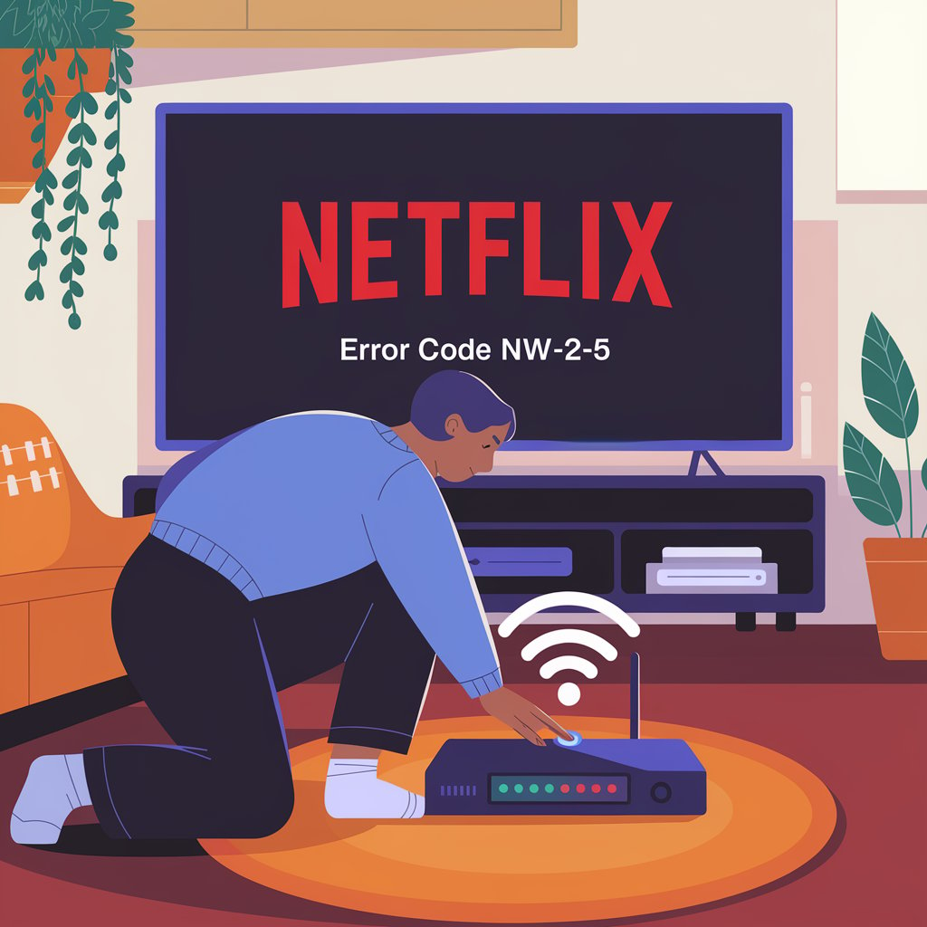 Fix Netflix Error Code NW-2-5 